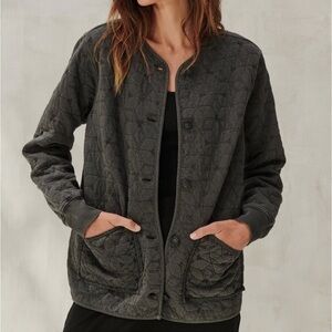 Lucky Brand Quilted Knit Jacket